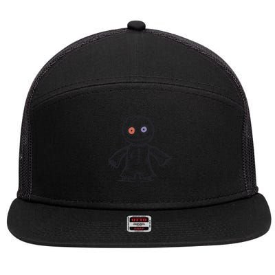 Goth Pastel 7 Panel Mesh Trucker Snapback Hat