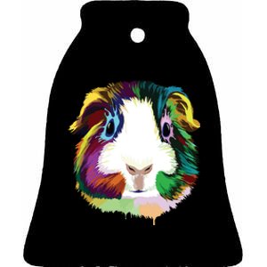 Guinea Pig Ceramic Bell Ornament