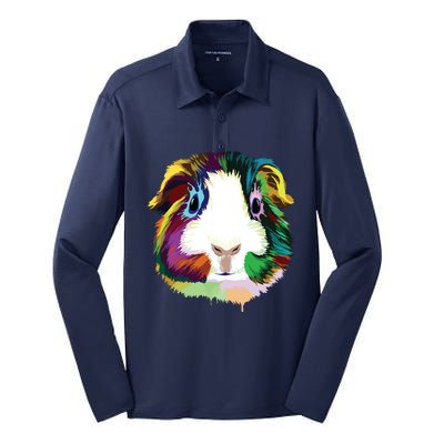 Guinea Pig Silk Touch Performance Long Sleeve Polo