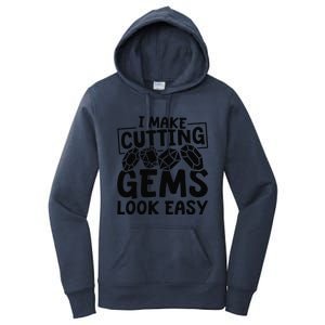 Gemcutter Precision Gemstone Jewelry Gemcutter Women's Pullover Hoodie