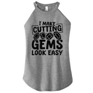 Gemcutter Precision Gemstone Jewelry Gemcutter Women's Perfect Tri Rocker Tank