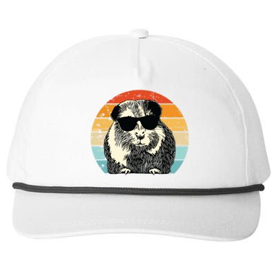 Guinea Pig Guinea Pig Lover Retro Guinea Pig Snapback Five-Panel Rope Hat