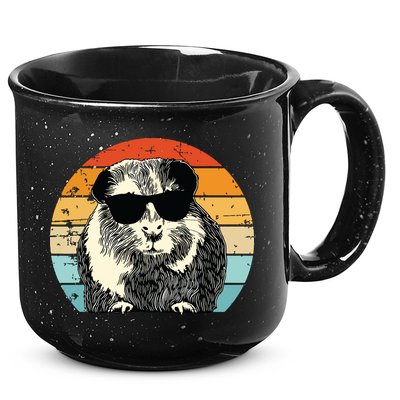 Guinea Pig Guinea Pig Lover Retro Guinea Pig 15oz Campfire Ceramic Mug