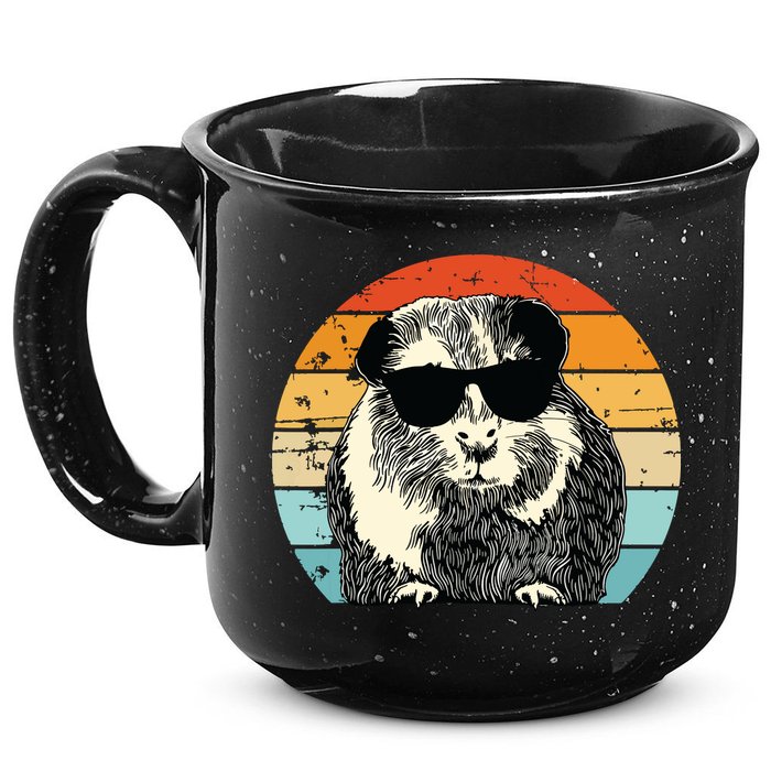 Guinea Pig Guinea Pig Lover Retro Guinea Pig 15oz Campfire Ceramic Mug