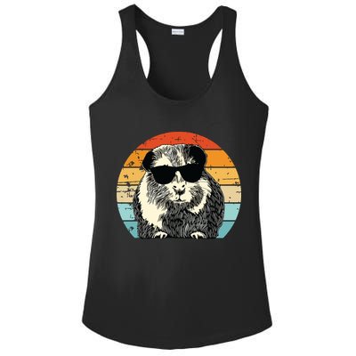 Guinea Pig Guinea Pig Lover Retro Guinea Pig Ladies PosiCharge Competitor Racerback Tank