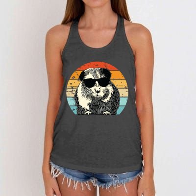 Guinea Pig Guinea Pig Lover Retro Guinea Pig Women's Knotted Racerback Tank