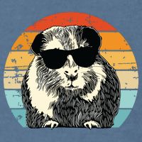 Guinea Pig Guinea Pig Lover Retro Guinea Pig Garment-Dyed Sweatshirt