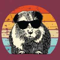 Guinea Pig Guinea Pig Lover Retro Guinea Pig 16oz Travel Tumbler