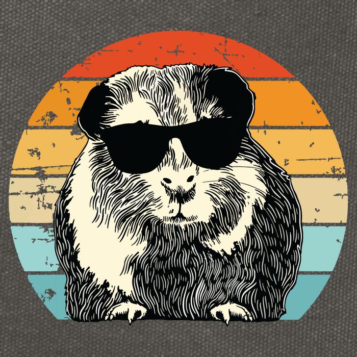 Guinea Pig Guinea Pig Lover Retro Guinea Pig Cotton Canvas Backpack