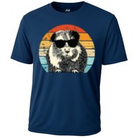Guinea Pig Guinea Pig Lover Retro Guinea Pig Cooling Performance Crew T-Shirt
