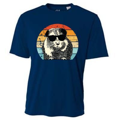 Guinea Pig Guinea Pig Lover Retro Guinea Pig Cooling Performance Crew T-Shirt