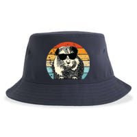 Guinea Pig Guinea Pig Lover Retro Guinea Pig Sustainable Bucket Hat