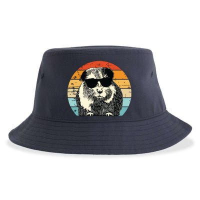 Guinea Pig Guinea Pig Lover Retro Guinea Pig Sustainable Bucket Hat