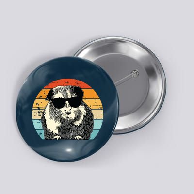 Guinea Pig Guinea Pig Lover Retro Guinea Pig Button