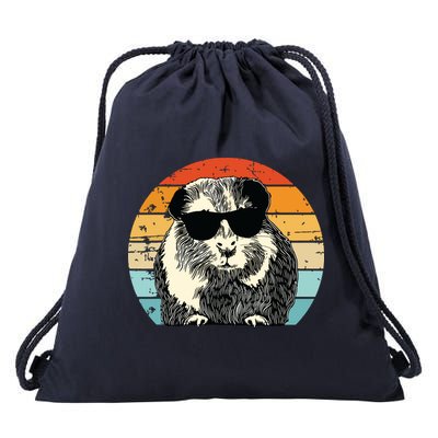Guinea Pig Guinea Pig Lover Retro Guinea Pig Drawstring Bag