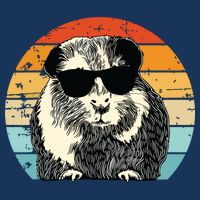 Guinea Pig Guinea Pig Lover Retro Guinea Pig Drawstring Bag
