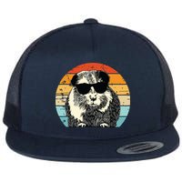 Guinea Pig Guinea Pig Lover Retro Guinea Pig Flat Bill Trucker Hat