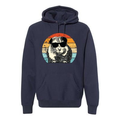 Guinea Pig Guinea Pig Lover Retro Guinea Pig Premium Hoodie