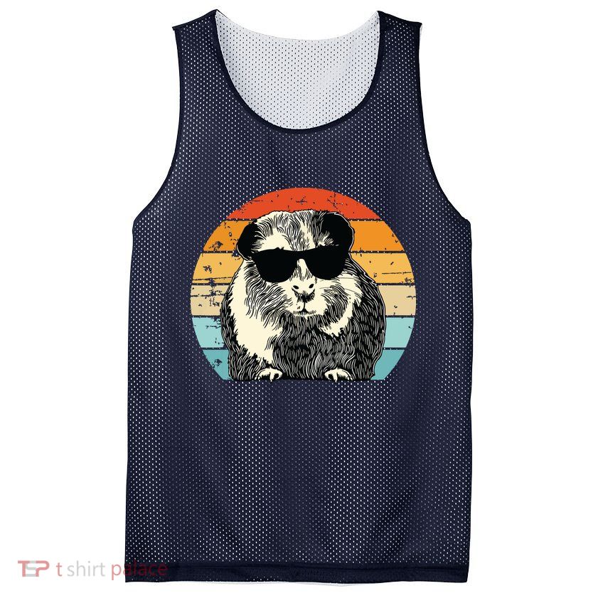 Guinea Pig Guinea Pig Lover Retro Guinea Pig Mesh Reversible Basketball Jersey Tank