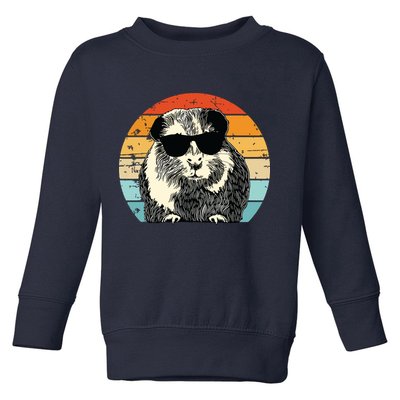 Guinea Pig Guinea Pig Lover Retro Guinea Pig Toddler Sweatshirt