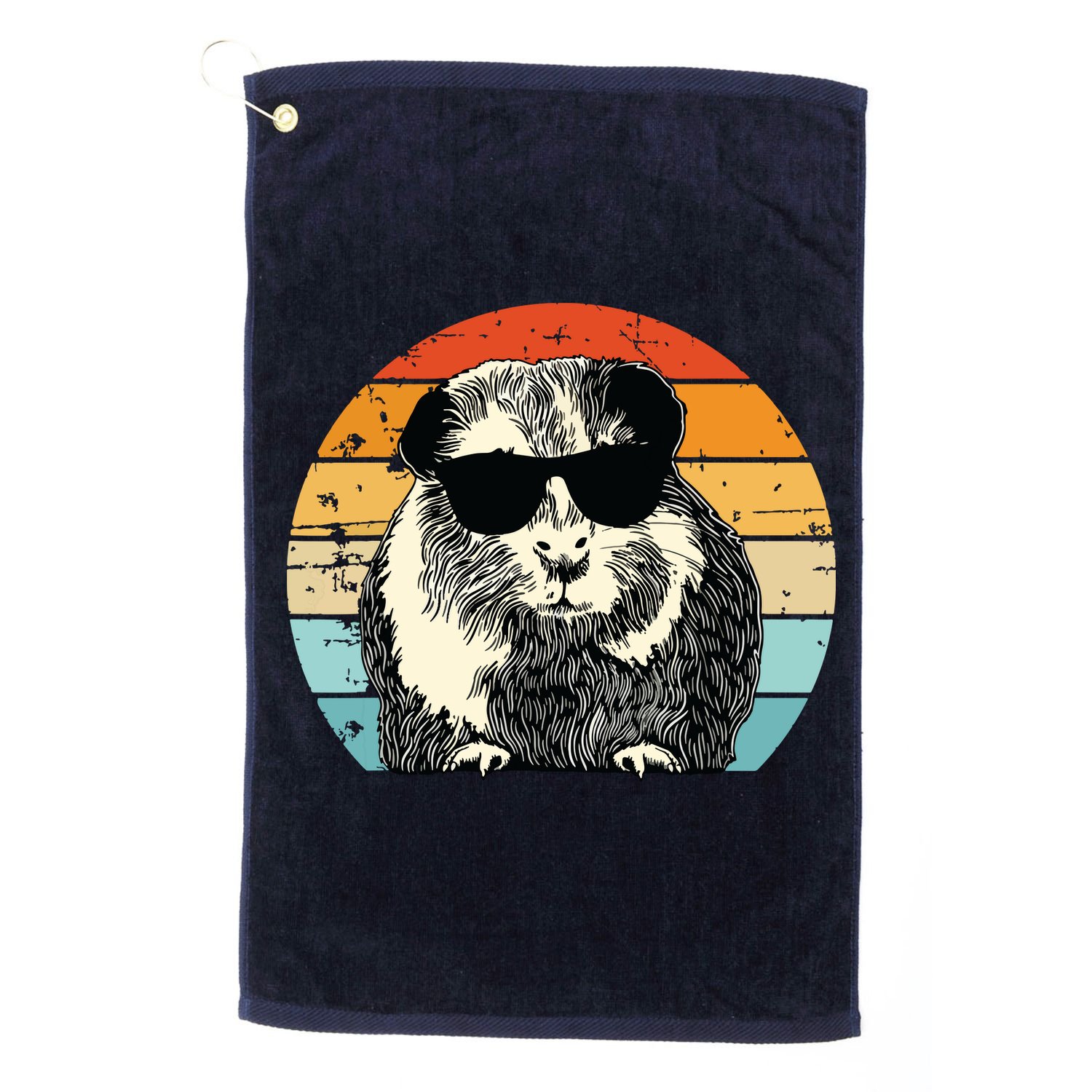 Guinea Pig Guinea Pig Lover Retro Guinea Pig Golf Towel