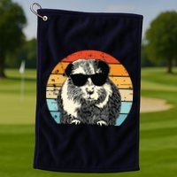 Guinea Pig Guinea Pig Lover Retro Guinea Pig Golf Towel