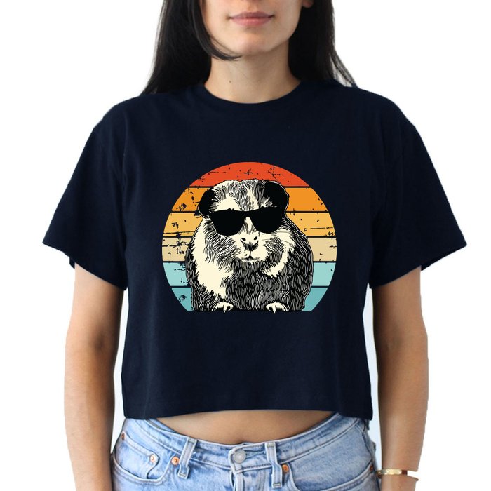 Guinea Pig Guinea Pig Lover Retro Guinea Pig Crop Top