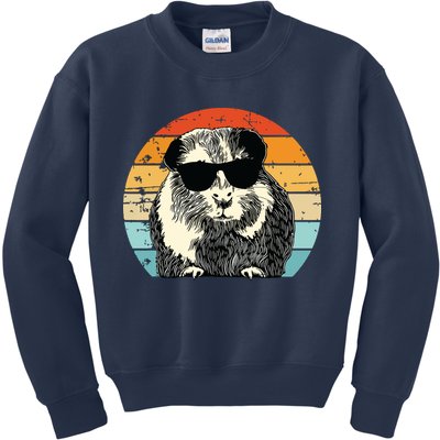 Guinea Pig Guinea Pig Lover Retro Guinea Pig Kids Sweatshirt