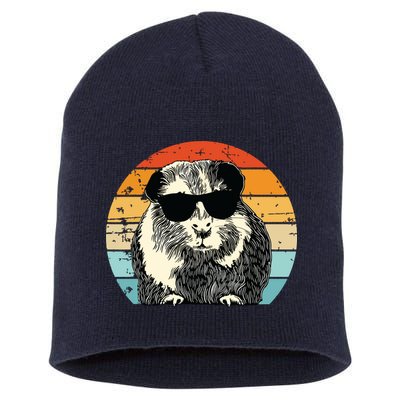 Guinea Pig Guinea Pig Lover Retro Guinea Pig Short Acrylic Beanie