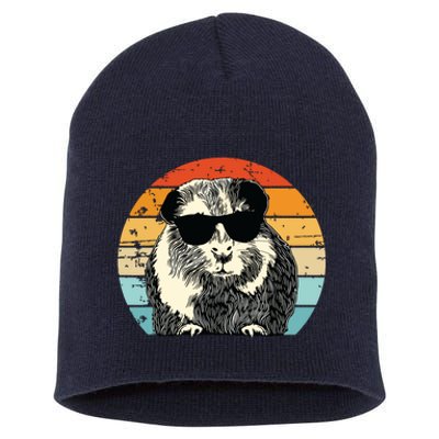 Guinea Pig Guinea Pig Lover Retro Guinea Pig Short Acrylic Beanie