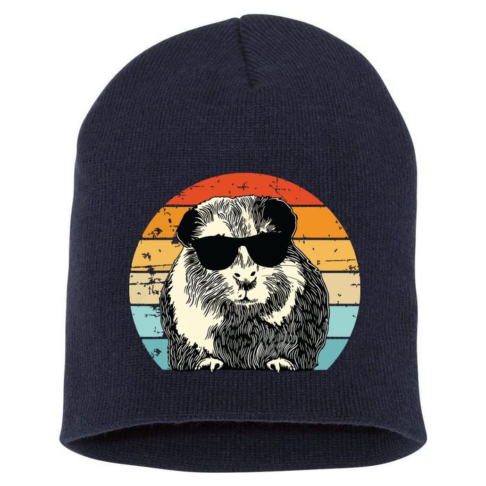 Guinea Pig Guinea Pig Lover Retro Guinea Pig Short Acrylic Beanie