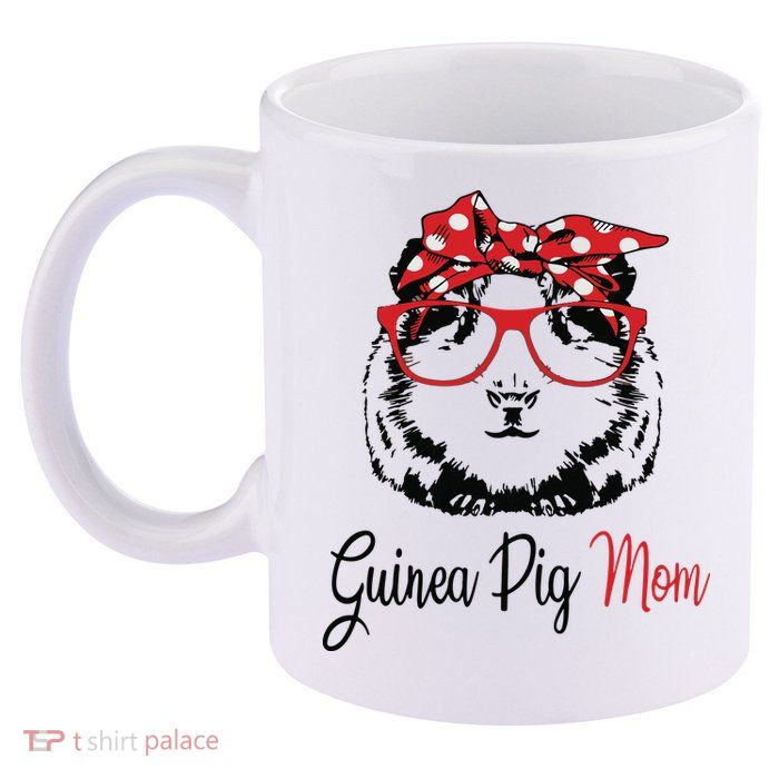 Guinea Pig 11oz C Handle Ceramic Mug