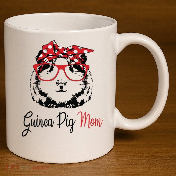 Guinea Pig 11oz C Handle Ceramic Mug