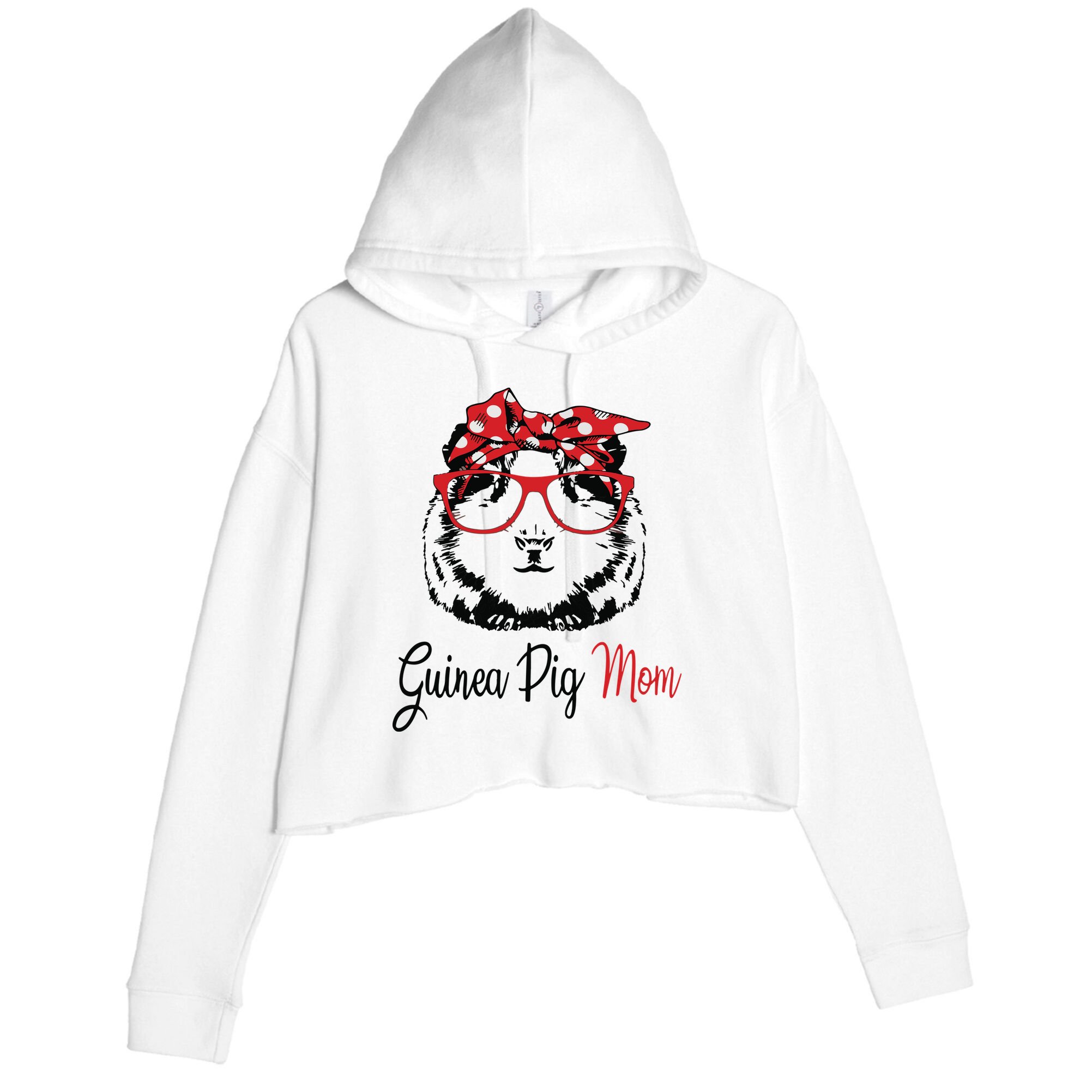 Guinea Pig Crop Fleece Hoodie