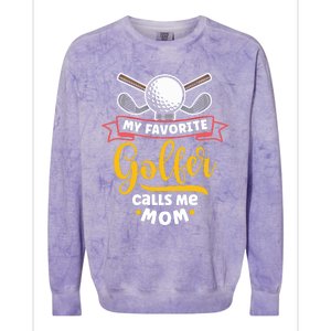 Golf Player Golfer Golf Golf Cart Golfing Golf Mom Gift Colorblast Crewneck Sweatshirt