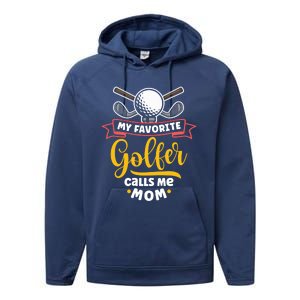 Golf Player Golfer Golf Golf Cart Golfing Golf Mom Gift Performance Fleece Hoodie