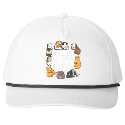 Guinea Pig Guinea Pig Lover Tee Funny Guinea Pig Snapback Five-Panel Rope Hat