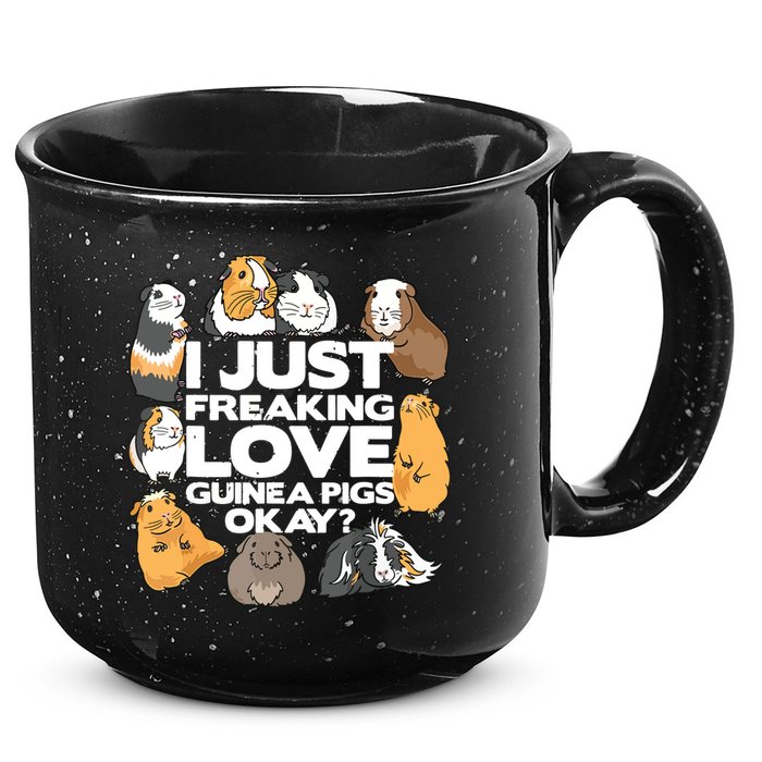 Guinea Pig Guinea Pig Lover Tee Funny Guinea Pig 15oz Campfire Ceramic Mug
