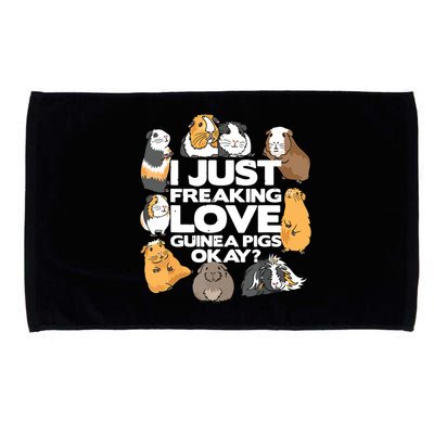 Guinea Pig Guinea Pig Lover Tee Funny Guinea Pig Microfiber Hand Towel