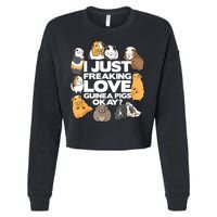 Guinea Pig Guinea Pig Lover Tee Funny Guinea Pig Cropped Pullover Crew
