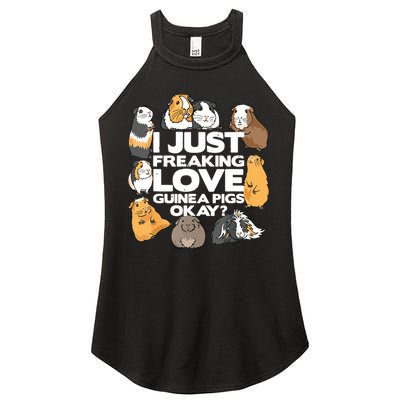 Guinea Pig Guinea Pig Lover Tee Funny Guinea Pig Women's Perfect Tri Rocker Tank