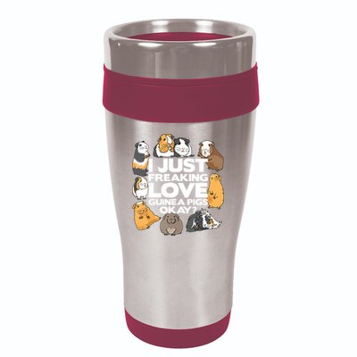 Guinea Pig Guinea Pig Lover Tee Funny Guinea Pig 16oz Travel Tumbler