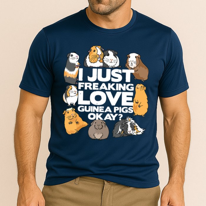 Guinea Pig Guinea Pig Lover Tee Funny Guinea Pig Performance Shirt
