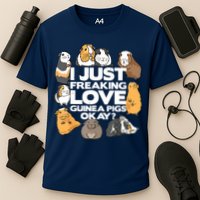 Guinea Pig Guinea Pig Lover Tee Funny Guinea Pig Performance Shirt