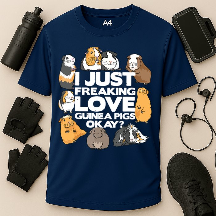 Guinea Pig Guinea Pig Lover Tee Funny Guinea Pig Performance Shirt
