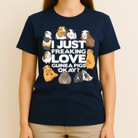 Guinea Pig Guinea Pig Lover Tee Funny Guinea Pig T-Shirt
