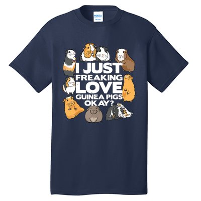 Guinea Pig Guinea Pig Lover Tee Funny Guinea Pig Tall T-Shirt