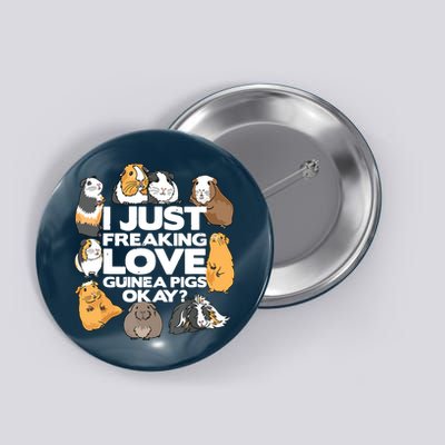 Guinea Pig Guinea Pig Lover Tee Funny Guinea Pig Button
