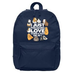 Guinea Pig Guinea Pig Lover Tee Funny Guinea Pig 16 in Basic Backpack