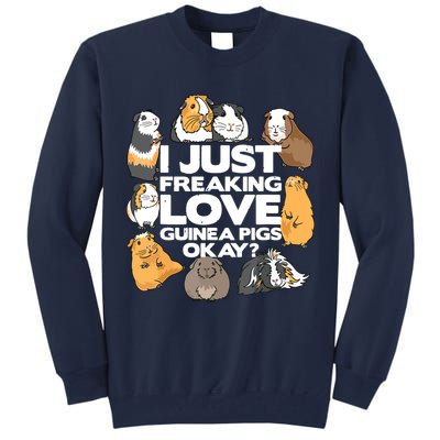 Guinea Pig Guinea Pig Lover Tee Funny Guinea Pig Tall Sweatshirt